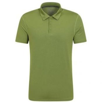 Mountain Warehouse Men's Short IsoCool Polo Shirt XS khaki/green