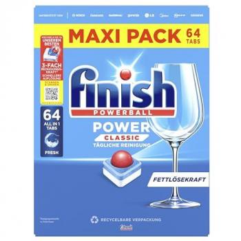 Finish Power Classic Maxipack 64 Tabs Fresh