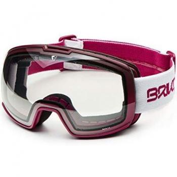 Briko Unisex Ski Mask NYIRA 7.6 – Matte White with Violet Accents