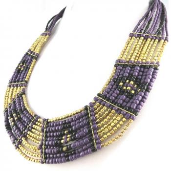 Les Trésors De Lily Oro Violetto Kilimanjaro N1664 Collana