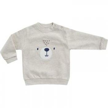 Felpa JACKY NORDIC beige melange per Ragazzo