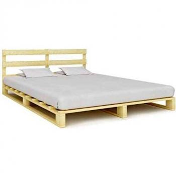 Solid Pine Pallet Bed Frame 180x200 cm