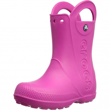 Botas para niños Crocs, Handle It Rain Boot, color Rosa
