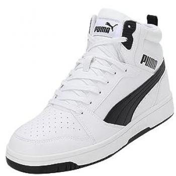 PUMA Rebound Sneakers Erwachsene Gr. 47, schwarz-weiß