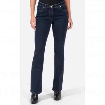 Bequeme Bootcut-Jeans für Damen, Gr. 21, dunkelblau
