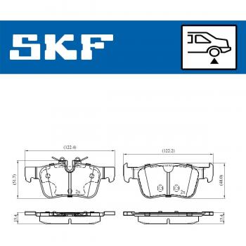 Pastilhas de freio SKF VKBP 90544