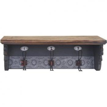 Vintage Tannenhaken Wandgarderobe MCW-A43 – massiver Holzlook