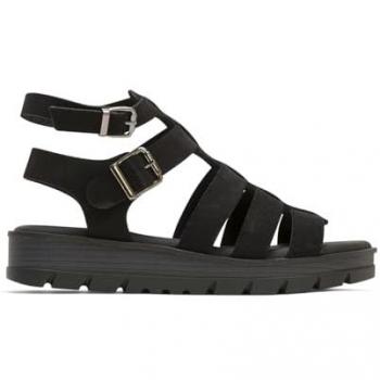 Sandalias Cuña Chic Negro