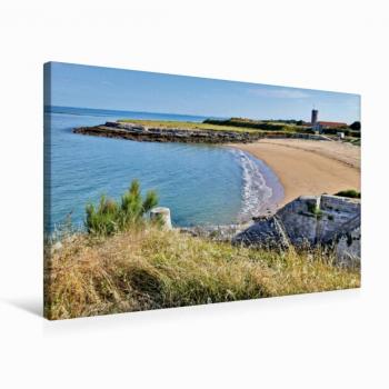 CALVENDO 75 × 50 cm Textil‑Canvas – Die Bucht de la Croix von Patrick Bombaert