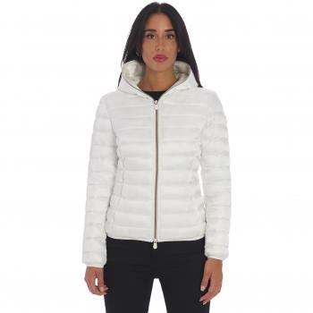 Save The Duck Women's Winter Coat, Padded, Hooded, Beige, Size L