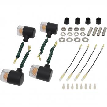 Classic 71 Posh Faith Motorcycle Turn Signal Kit – Black Lens for SR400 & SR500