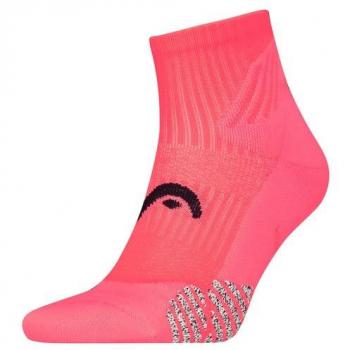 Calcetines Head Padel Quarter Fluor Coral 1 Par