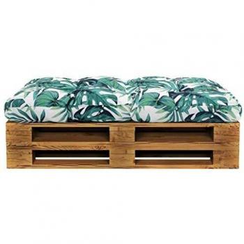 Cuscino Verde per Pallet 120x80x12 cm
