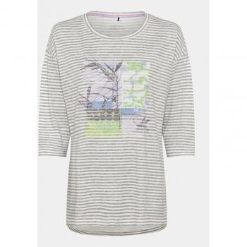 Olsen Grau Bluse 11104725 im entspannten Schnitt
