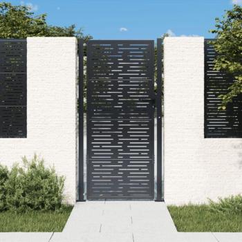 Portail carré 105x180 cm, couleur anthracite – Jardin