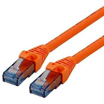 Roline 21152772 Ethernet Patch Cable, Cat 6a, 2m, Orange, Non-Halogen