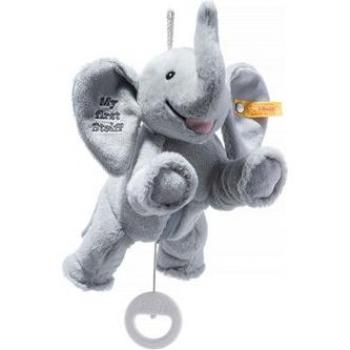 Steiff Elefante Ellie carillon per neonati, 25 cm, grigio