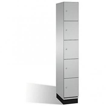 Armadietto a scomparti C+P con porte in acciaio