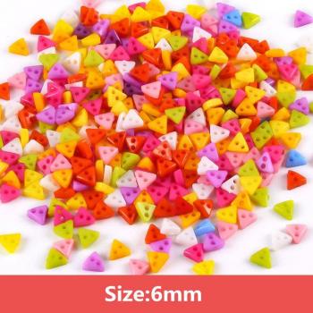 300pcs 6mm Mini Resin Buttons for DIY Scrapbooking and Sewing