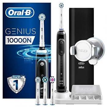 Oral-B Electric Toothbrush Genius 10000N Black, 6 Brushing Modes for Whitening