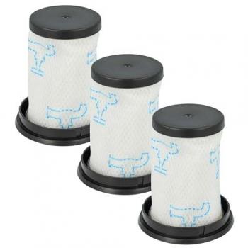 Rowenta ZR009003 Vacuum Cleaner Filter Pack – 3 Washable Separator Filters (Black/Blue & White)