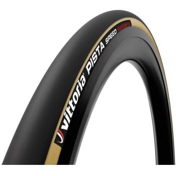 Vittoria Pista Speed 700x19C Tubular Tyre, Black/Para
