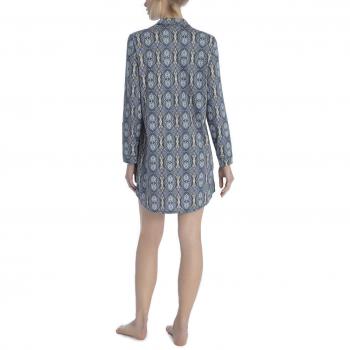 Blauer Calida Schlafanzug Noée (Medium) – Damenmodell