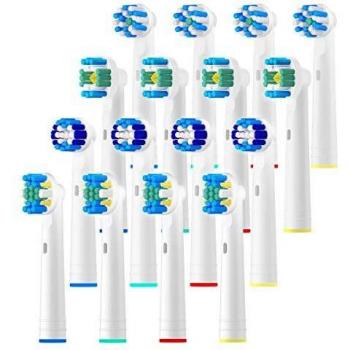 Testine di ricambio per spazzolino elettrico compatibile con Oral-B Cross