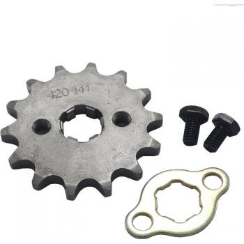 Motor 420 14T delantero 17mm 20mm con placa retenedora