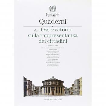 Quaderni dell'Osservatorio sulla rappresentanza dei cittadini 2008