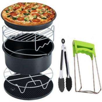 Einstellbares Zubehör 7 Zoll für elektrische Fritteusen aller Größen 3.7QT-5.3QT kompatibel mit Gowise, Philips, Cozyna, Secura