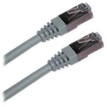 LYNX CS Ethernet‑Patchcord Cat6 FTP 10 m – pilka PK‑FTP6‑100‑GR