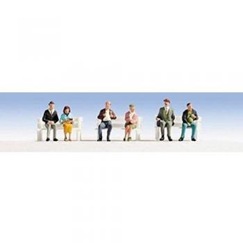 Sitting Passengers for HO Scale Models