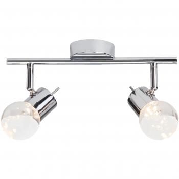 Brilliant Lastra LED-Spotrohr 2-Flammig – G38113/15 A+, 4,6 W Metall, 36 x 17 cm
