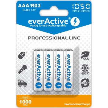 Everactive NiMH Akku AAA 1050 mAh (4 Stück)