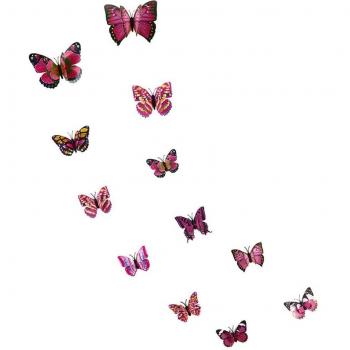 Pared Mágica con Mariposas 3D