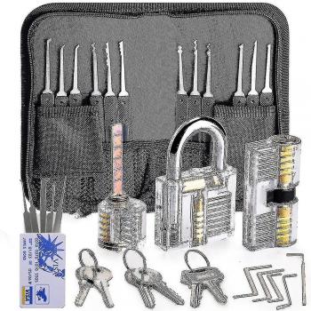 Ensemble Mysept Crochage – 30 éléments, 3 serrures pédagogiques