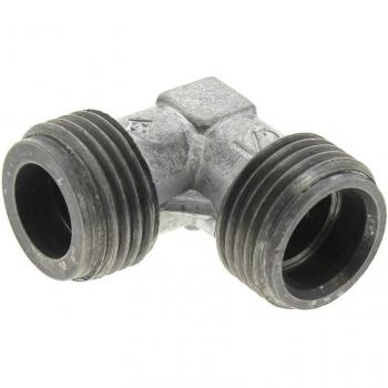 Coude gaz 15/21 mm embouts coniques et plats