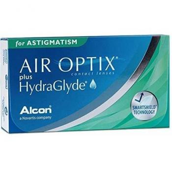 Alcon Air Optix plus HydraGlyde für Astigmatismus Monatslinsen, 6 Stück