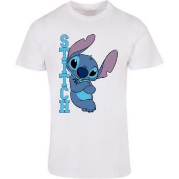 ABSOLUTE CULT Casual T-Shirt Herren – Lilo & Stitch Pose, weiß