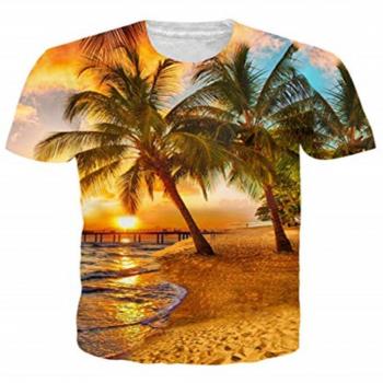 Wellenkuss 3D Junior Tee für Teenager Jungen