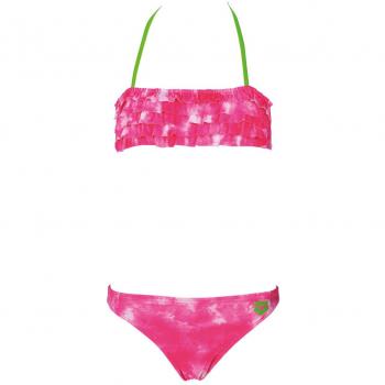 Arena Clouds Jr Bandeau, Costume Fille, 000457_906_6-7, Paparazzi-Leaf, 6-7