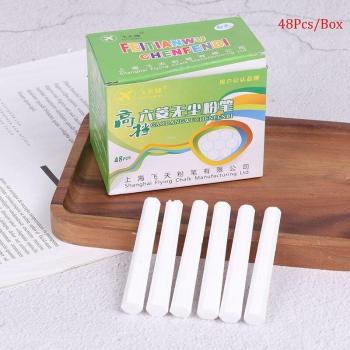 48pcs White Chalk for Drawing and Writing