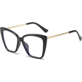 YOOSKE Retro Oversized Eyeglasses with Blue Light Protection