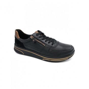 Bottines Ara Sapporo cuir noir pour femmes