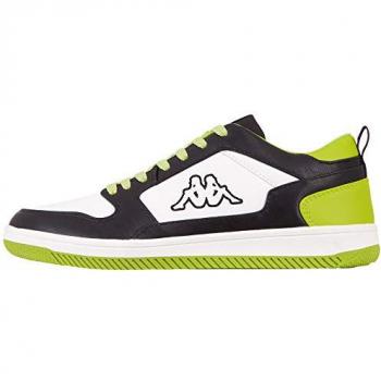Kappa Basketball Sneaker in Schwarz/Rot