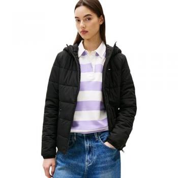 Tommy Jeans Giacca Nera Mezza Stagione