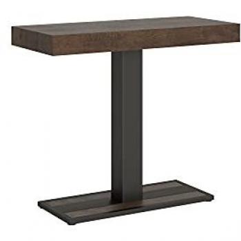 Console extensible 90-196 cm métal anthracite