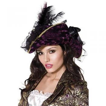 Cappello da Pirata per Donna Taglia Unica
