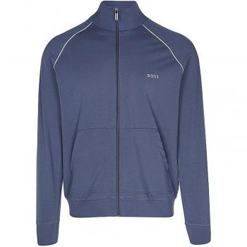 Sudadera Boss Azul Escuro Full Zip Logo, Mediano (M)